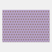 ポープリント動物愛好家 ラッピングペーパーシート (正面)