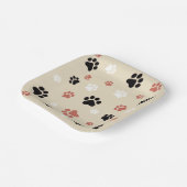 ポープリント小さい正方形の紙プレート ペーパープレート (傾斜あり)