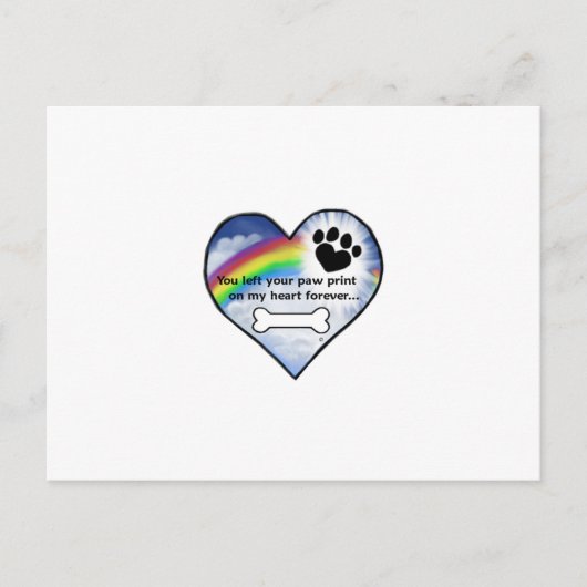 ポープリント悔やみや弔慰詩 ポストカード (正面)