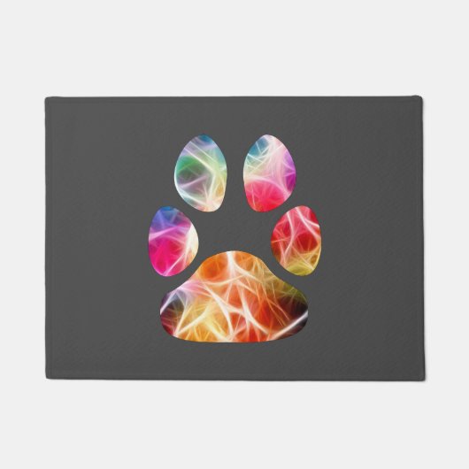 ポープリント色 ドアマット (正面)