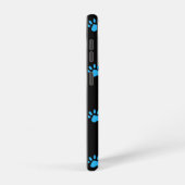 ポープリント電話ケース(黒と青) SAMSUNG GALAXYケース (右側面)