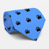 ポープリント青いネックタイ ネクタイ (ロール)