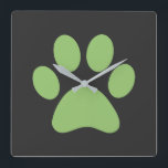 ポープリント スクエア壁時計<br><div class="desc">おもしろいポープリントデザイン動物愛好家!</div>