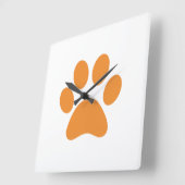 ポープリント      スクエア壁時計 (傾斜)