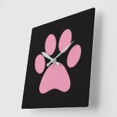 ポープリント スクエア壁時計 (傾斜)