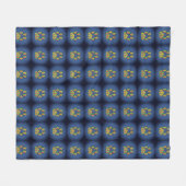 ポープリント フリースブランケット (正面(横))