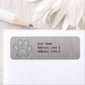 ポープリント；メタルルック ラベル (インサイチュ)