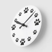 ポープリント ラウンド壁時計 (傾斜)