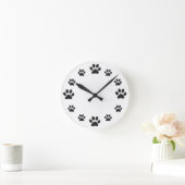 ポープリント ラウンド壁時計 (ホーム)