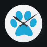 ポープリント     ラウンド壁時計<br><div class="desc">おもしろいポープリントデザイン動物愛好家!</div>