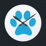 ポープリント     ラウンド壁時計<br><div class="desc">おもしろいポープリントデザイン動物愛好家!</div>