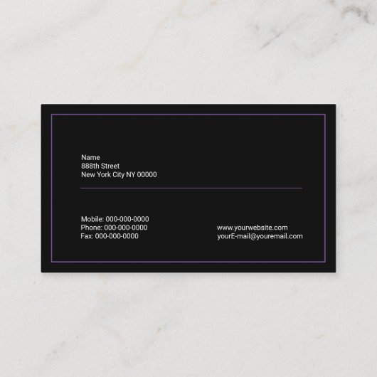 ポープリント 名刺 (裏面)