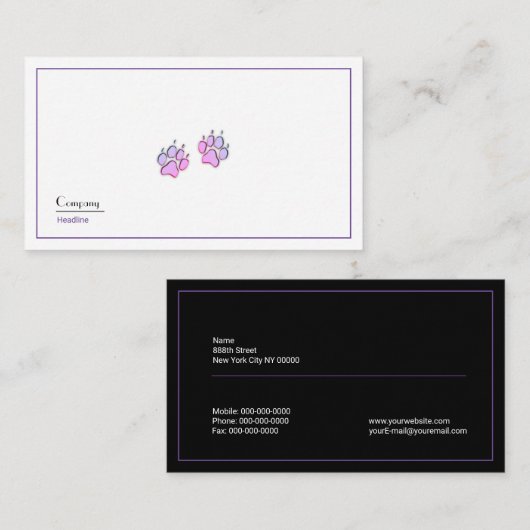 ポープリント 名刺 (正面/裏面)