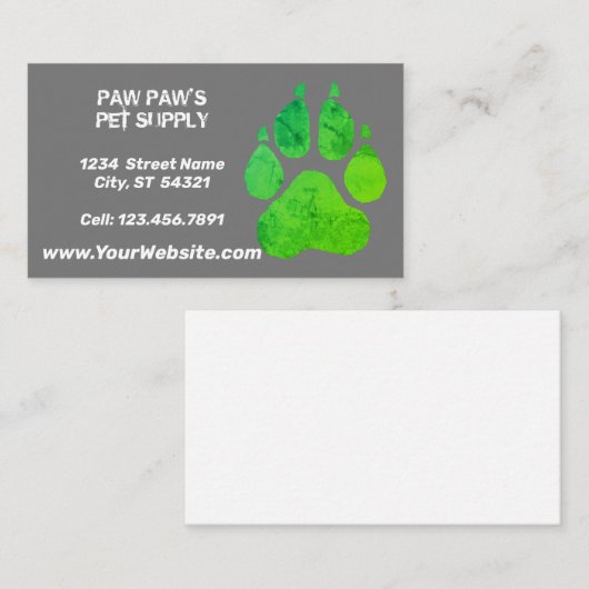 ポープリント 名刺 (正面/裏面)