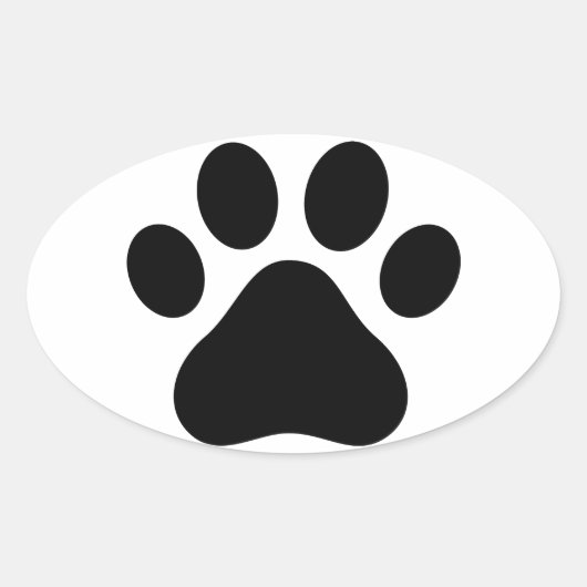 ポープリント 楕円形シール (正面)