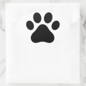 ポープリント 楕円形シール (バッグ)