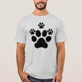 ポープリント、犬好き Tシャツ (正面)