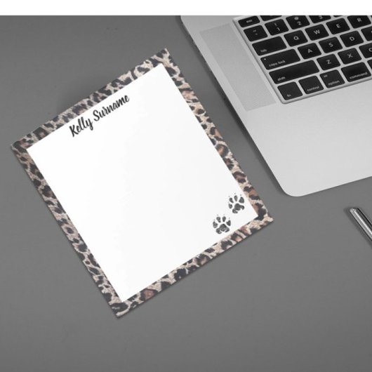 ポープリント!猫テーマパーソナライズされたノートパッド ノートパッド