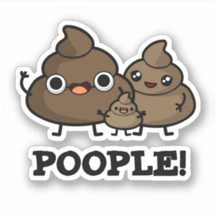 ポープルカットウンチピープルプン シール