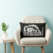 ポープレオ14世ライオンカはっきりしたトリック祈りの言葉 ランバークッション (椅子)