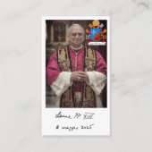 ポープレオ14世祈りの言葉カード コーリングカード (正面)