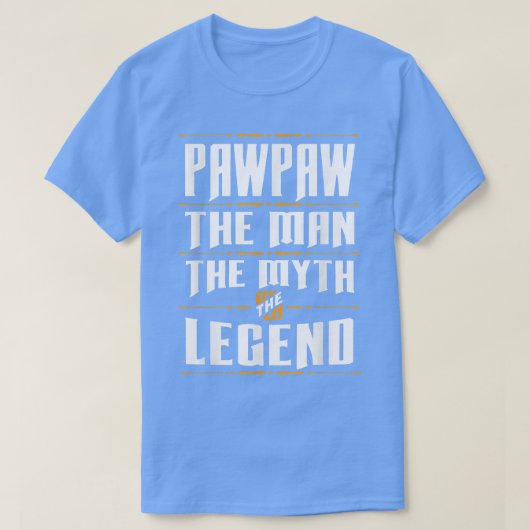 ポープー人神話レジェンド祖父 Tシャツ (デザイン正面)