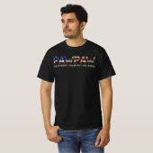 ポープー人神話レジェンド退役軍人 Tシャツ (正面フル)