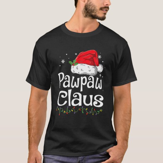 ポーポークロースクリスマスパジャマファミリーマッチングクリスマス Tシャツ (正面)