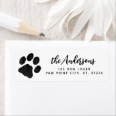 ポーモダンプ印刷パーソナライズされた差出人住所 ラベル (インサイチュ)