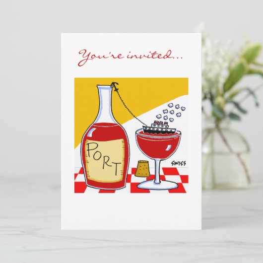 ポーユーモアのあるトワイン漫画のテイスティングまたはボンボヤージュ 招待状 (スタンド正面)