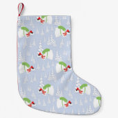 ポーラおもしろいクマのサンタ スモールクリスマスストッキング (正面)