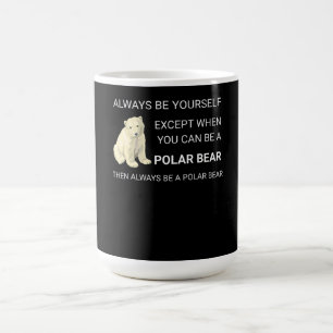 ポーラおもしろいクマ常に自分自身をクマ恋人 コーヒーマグカップ