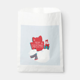 ポーラお洒落クマとプレゼントクリスマス フェイバーバッグ