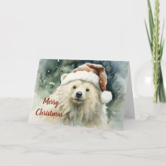 ポーラお洒落クマのクリスマスカード カード