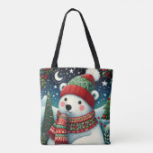 ポーラお洒落ベア・クリスマス トートバッグ (裏面)
