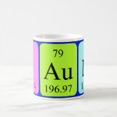 ポーラの周期表の名前のマグ コーヒーマグカップ (中央)