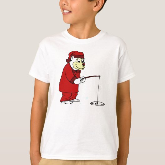 ポーラアイス魚釣りインパジャマ Tシャツ (正面)