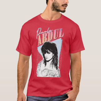 ポーラアブドゥル80sヴィンテージ美学デザイン tシャツ