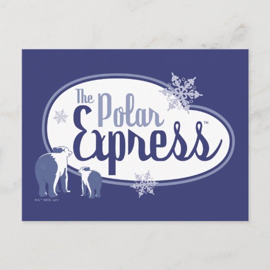 ポーラエクスプレス | ポーラベアーズ レトロ グラフィック シーズンポストカード (正面)