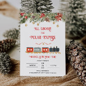 ポーラエクスプレス 誕生日パーティー 招待状