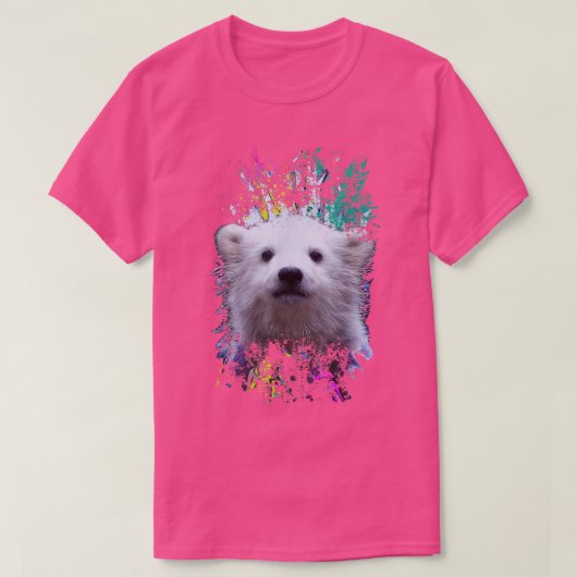 ポーラカラフルベアベビー Tシャツ (デザイン正面)