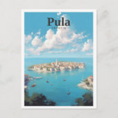 ポーラクロアアートヴィンテージ旅行 ポストカード (正面)