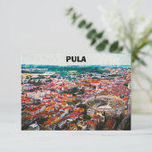 ポーラクロアチアシティビュ絵画ー カード (スタンド正面)