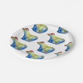 ポーラサンタベアカスタム紙プレート7イン ペーパープレート (アングル)