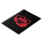 ポーラスタイリッシュンポルスカ国旗 ノートブック (左側)