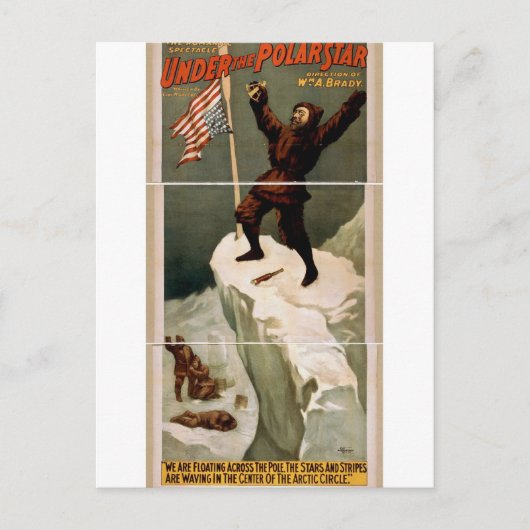 ポーラスターの下で ポストカード (正面)