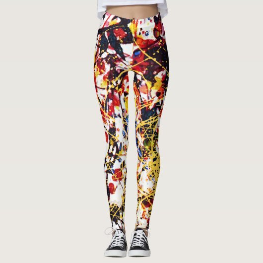 ポーラック1スカーフ後 レギンス (正面)