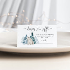 ポーラベアおむつラッフルチケット エンクロージャーカード