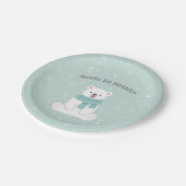 ポーラベアお祝い紙プレート ペーパープレート (アングル)