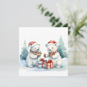 ポーラベアのグリーティングカード シーズンカード (スタンド正面)